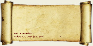 Neda Bjelić vizit kartica